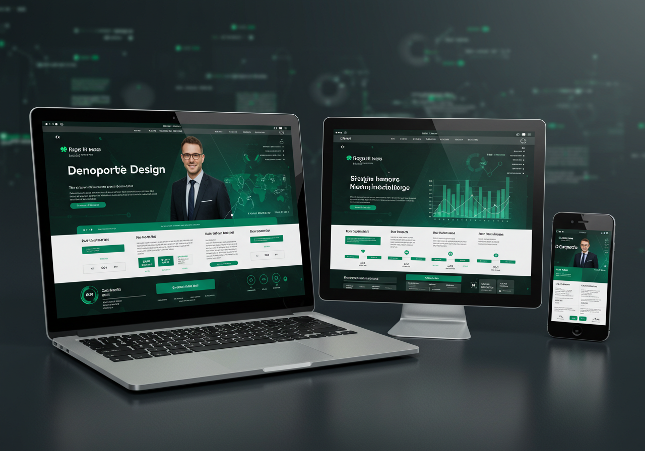 Exemplo de uma landing page de alta conversão para marketing digital.